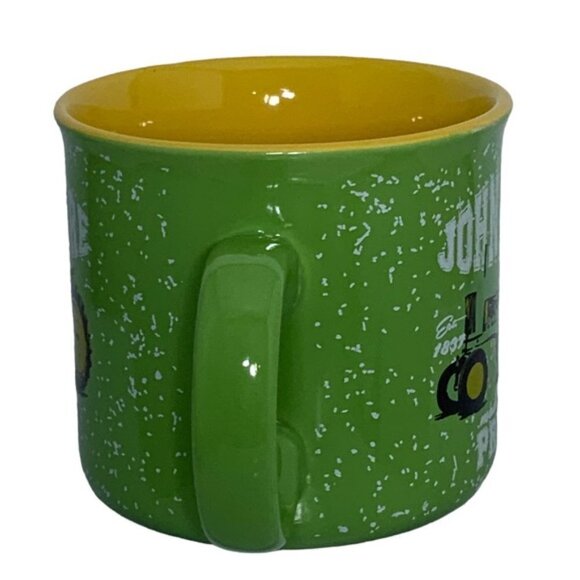 JOHN DEERE Jumbo Mug Made with Pride Officially Lic 21.5 oz Green Yellow Tractor - Picture 3 of 15